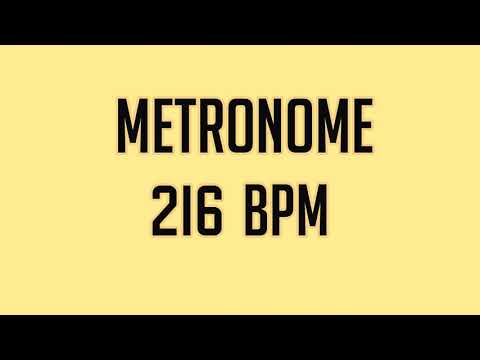 METRÔNOMO 216 BPM (METRONOME)