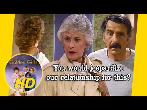 Dorothy and Blanche Heal Their Friendship After a Magenta Storm of Emotions. - Golden Girls HD