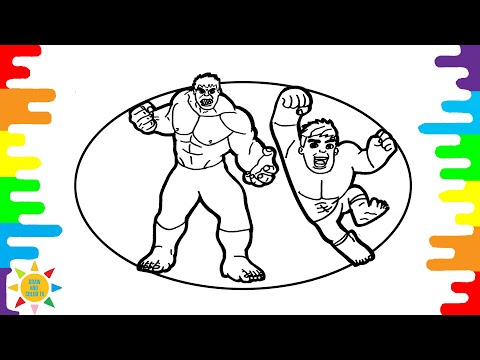 NEW Hulk Coloring Pages | Avengers Coloring Pages | @drawandcolortv