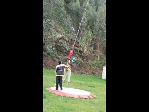 Slingshot (reverse bungee) Peru.