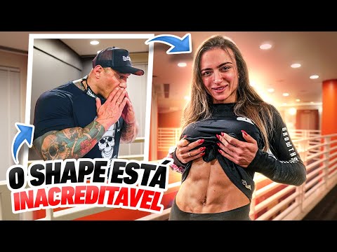 JULIA BUGOU FABIO GIGA NA PINTURA *Ela está impressionante*