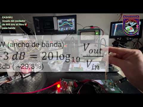 EA3HWU Acopló los 455 kHz a un filtro IF pasa banda.