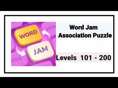 Word Jam - Association Puzzle All Levels 101 - 200 - YouTube