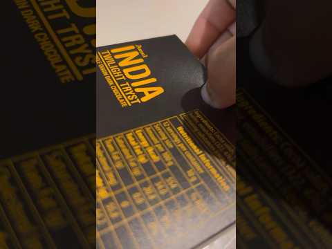 Amul INDIA Twilight Tryst | single origin dark chocolate | #asmr