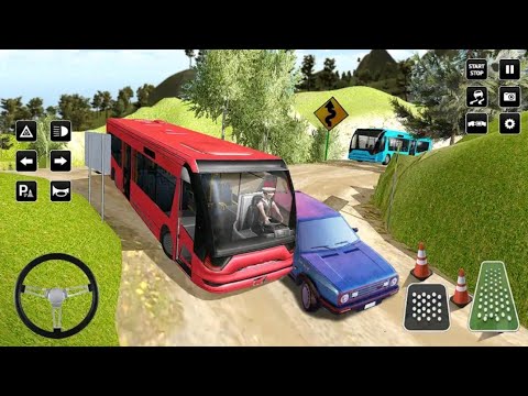 Euro uphill bus simulator game / Indian bus uphill bus games 3d / ultimate off-road simulator game