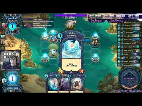 Faeria Stream Highlight - Blue Jump vs Elpaniko23's Enchanted Beasts