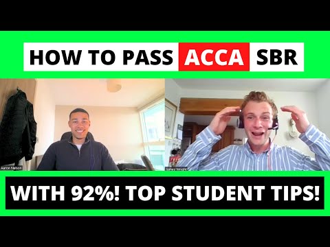 How to pass ACCA SBR with a mark of 92%! | Top student tips for ACCA Strategic Business Reporting |