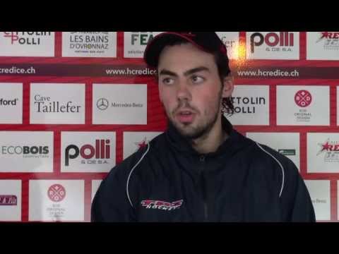 Samuel Grezet après la victoire 4-2 contre les GCK Lions