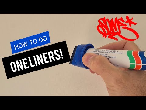 ONE LINERS - Graffiti Handstyle Tutorial #graffiti #graffitiart #tutorial