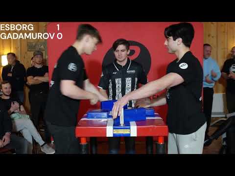 BERSERKER ARMWRESTLING / Martin ESBORG VS Malik GADAMUROV / Rightarm supermatch, best of 5