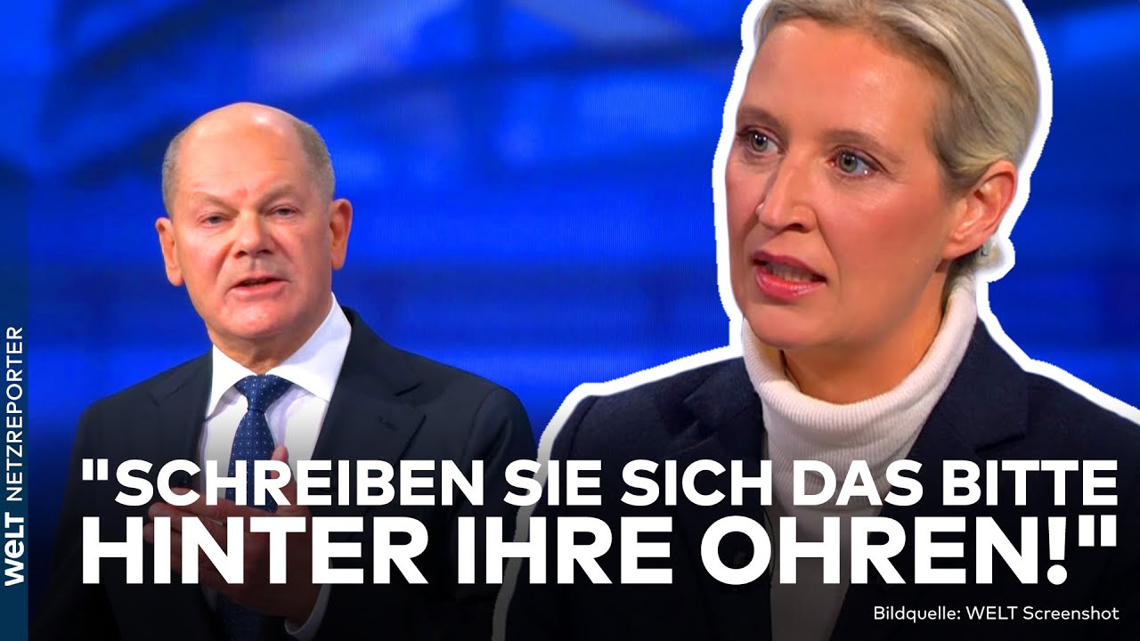 QUADRELL: "Faschimus Fliegenschiss der Geschichte?" Weidel kanzelt Scholz ab! SPD, Grüne, CDU vs AfD
