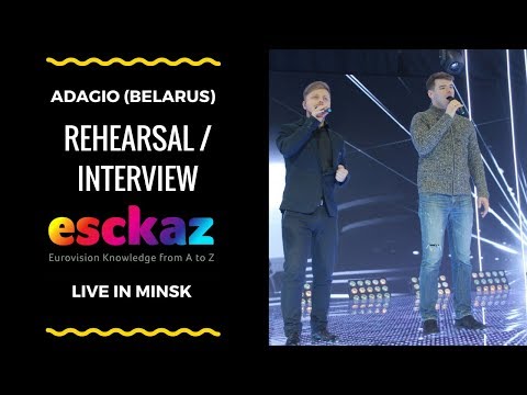 ESCKAZ in Minsk: ADAGIO - Dress Rehearsal and Interview