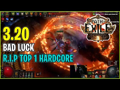 ⚡ POE 3.20 ⚡ cArn - Bad Luck, R.I.P Top 1 Hardcore