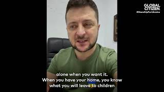 Solidarity with Ukraine: message by Ukrainian president Volodymyr Zele