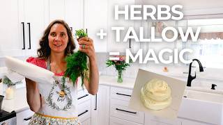 How to Make Herb Infused Tallow Balm