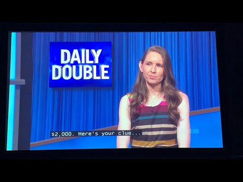 Double Jeopardy, Jackie Kelly Day 5 - 2nd & 3rd Daily Double (3/31/22)