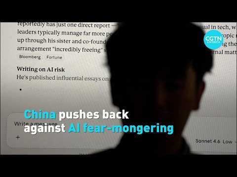 China pushes back against AI fear-mongering