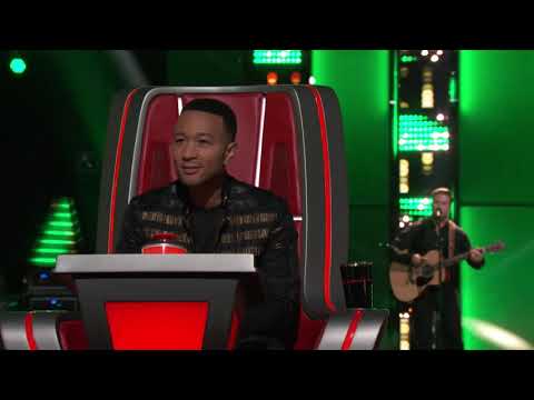 Country Singer Cam Spinks Sings Pat Green's "Wave on Wave" - the voice Blind Auditions