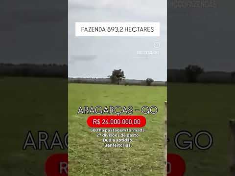 Fazenda em Aragarças-GO | whatsapp 62 99373-6407