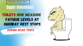 TRAVEL TECH - Toilets Now Measure Fatigue Levels at Highway Rest Stops on road trips