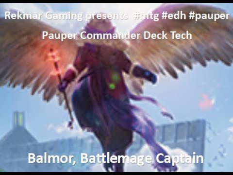 #mtgo #paupermtg #pauperedh #commander Deck Tech - Balmor, Battlemage Captain