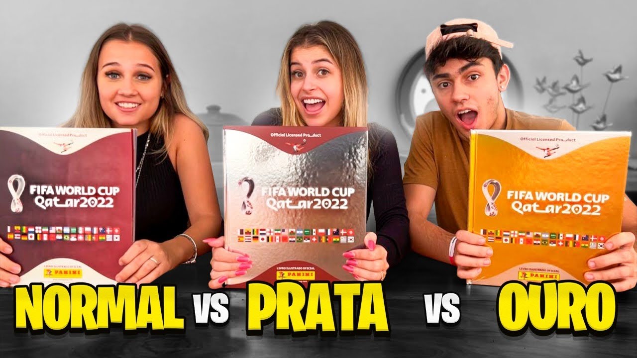 ÁLBUM DA COPA DE PRATA, DE OURO OU NORMAL??