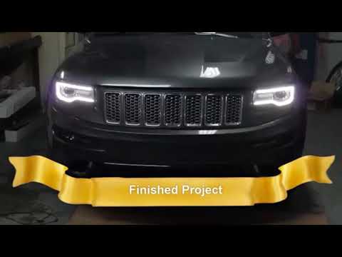 ⚠️ 2011-17 Jeep Headlight Conversion Kit 🛠
