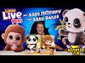Little Live Pets My Baby Panda Monkey Toys Poops Potty Dance Feels Act Sounds Real Toy
