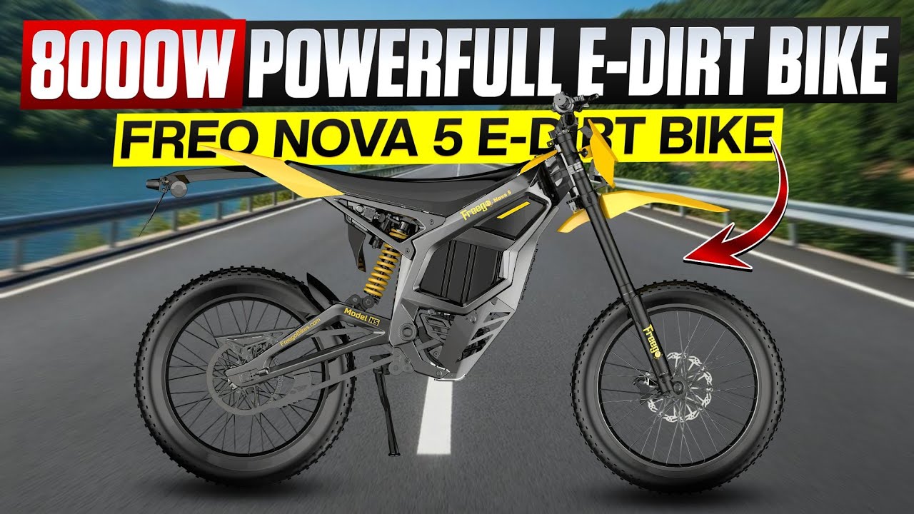 Freo Nova 5 Full Review | 8000w Electric Dirt Bike Test Ride (Insane Power!)