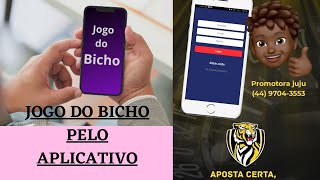 Jogo do Bicho pelo ( Aplicativo ) Como Jogar.