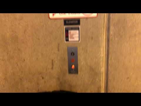 Montgomery KONE bottom-drive scenic main elevators - Broadway Parking Deck - Downtown, Akron, OH