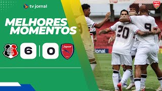 Santa Cruz 6 x 0 Jaguar - Melhores Momentos - Campeonato Pernambucano 28.01.25