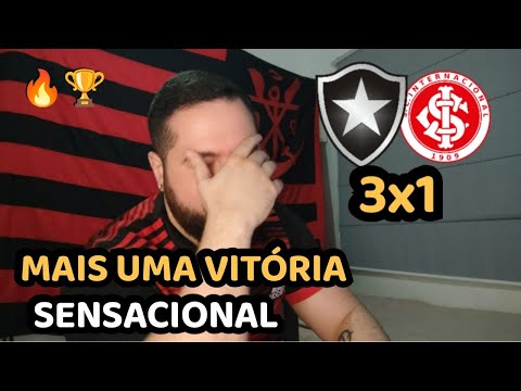 REACT MELHORES MOMENTOS BOTAFOGO 3X1 INTERNACIONAL - DIA DE FESTA E MAIS UMA VITÓRIA DO BOTAFOGO
