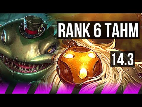TAHM & Varus vs BARD & Ez (SUP) | Rank 6 Tahm, 500+ games | TR Grandmaster | 14.3