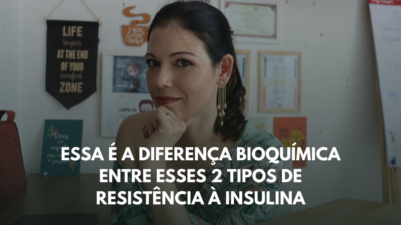 Essa é a diferença bioquímica entre esses 2 tipos de resistência à insulina
