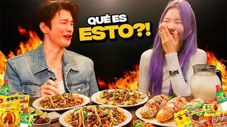 Download lagu Korean actor trying Mexican food FOR THE FIRST TIME! HE CLEANED THE PLATE! seo in gukl Chingu Amiga mp3