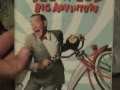 Paul Ruebens Signed Card With PEE WEE S BIG ADVENTURE VHS