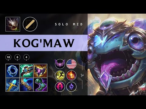 Kog'Maw Mid vs Orianna - NA Master Patch 25.24