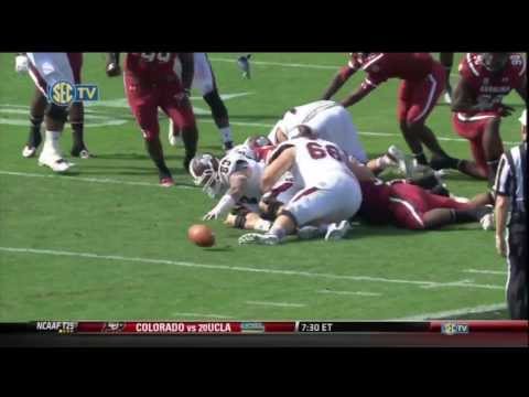 2013 USC vs Mississippi State - Sharrod Golightly Fumble Recovery