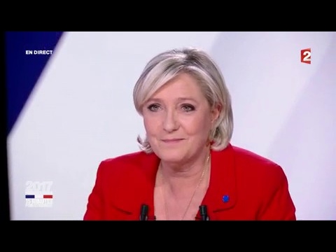 Marine Le Pen dans "15 minutes pour convaincre" sur France 2