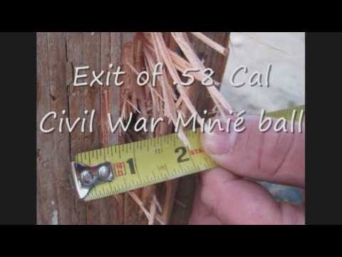 Minié Ball vs. Full Metal Jacketed Bullets,1903 Springfield vs.1861 Springfield