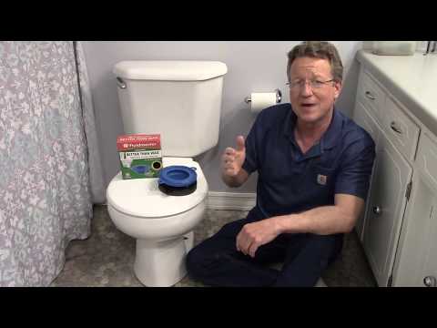 image-What seals the toilet to the floor flange?