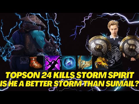 Topson Mid Storm Spirit - Who Is A Better Storm Player - Dota 2 Pro Gameplay  [Watch & Learn]