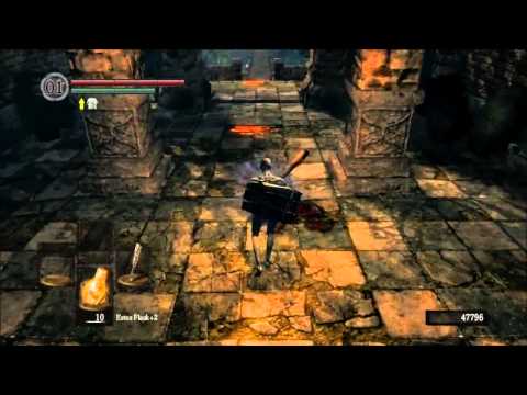 Dark Souls Prepare to Die Deprived SL6 Naked Playthrough Part 3: Capra, Gaping, Golem, Guardians