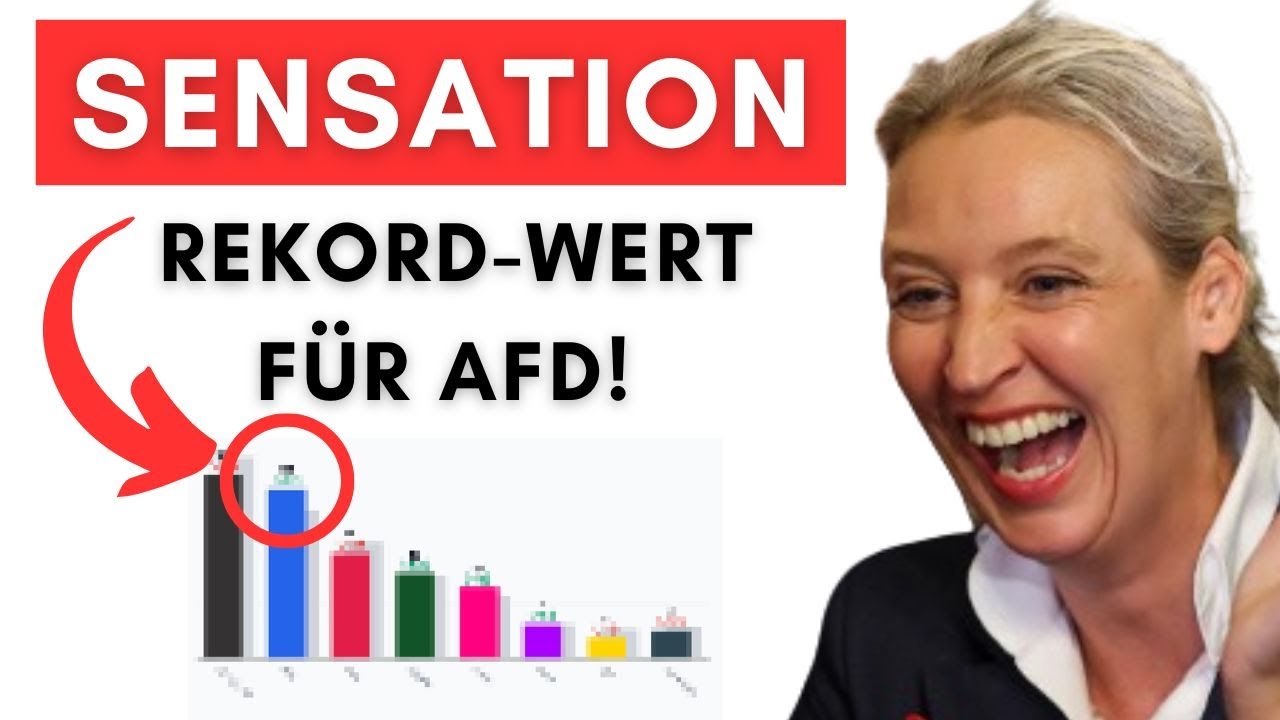 Hammer: AfD hat CDU fast überholt & Grund dafür ist spektakulär!