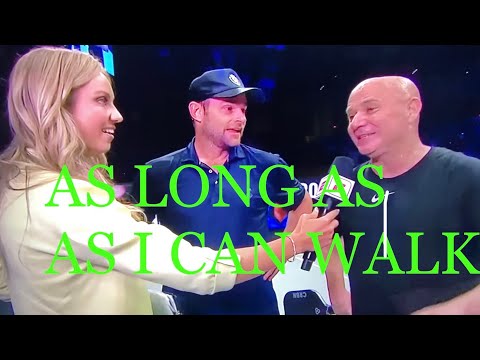 Tennis Legends Roddick & Agassi Post Match Interview After Winning $1M in the 1st Pickleball Slam