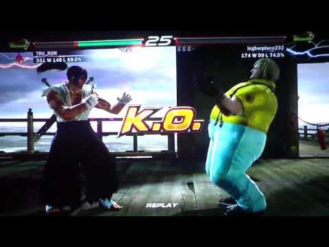 Tekken 6 Online R3N(Kazuya) vs Bob