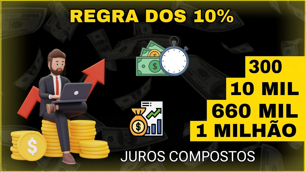 A Regra dos 10% nos Juros Compostos (Aprenda a Crescer seu Dinheiro Assim)