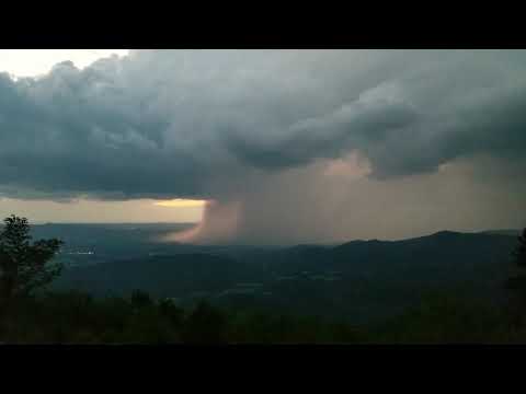 HUGE CLOUD BURST! Nature at its best!