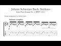 J S Bach Siciliano From Flute Sonata No 2 Guitar Arrangement